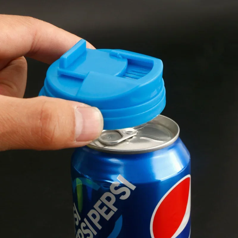 Tutup Atas Botol Soda Saver Caps Top Can Cover Fizz Coke Drink Soda Lid Cap Wine Bottle Stopper Flip Protector Reusable/1PC