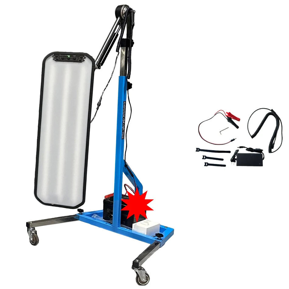 

Lamp Reflector Board Dent Repair Tools LED Light Reflection Board with Adjustable Holder Hand Tool