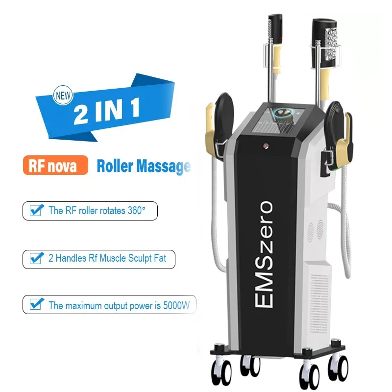 2022 New EMSzero+Roller Massage Ems Machine Neo 5000W Roller Massage Weight Lose Portable Electromagnetic Best Slimming Machine