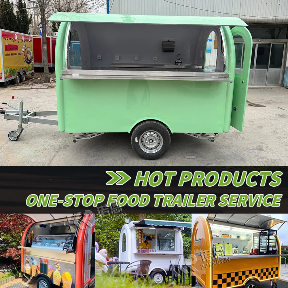 Custom Mobile Vintage Food Truck Trailer Van Candy CE DOT Beer Bar Cafe Mobile Food Truck for Sale in Dubai