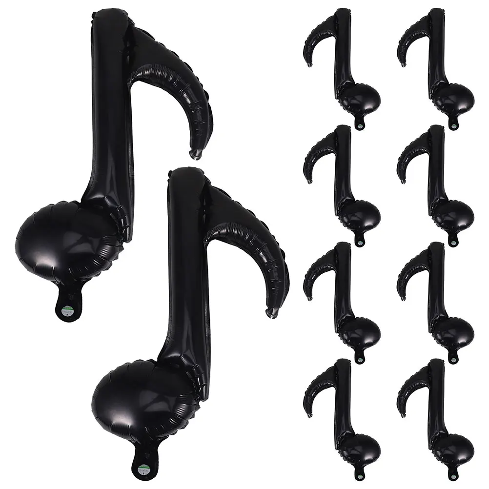 

15Pcs Versatile Musical Note Balloons For Concert Bar Party Decorations Can Be Used On Walls Ceilings Doors