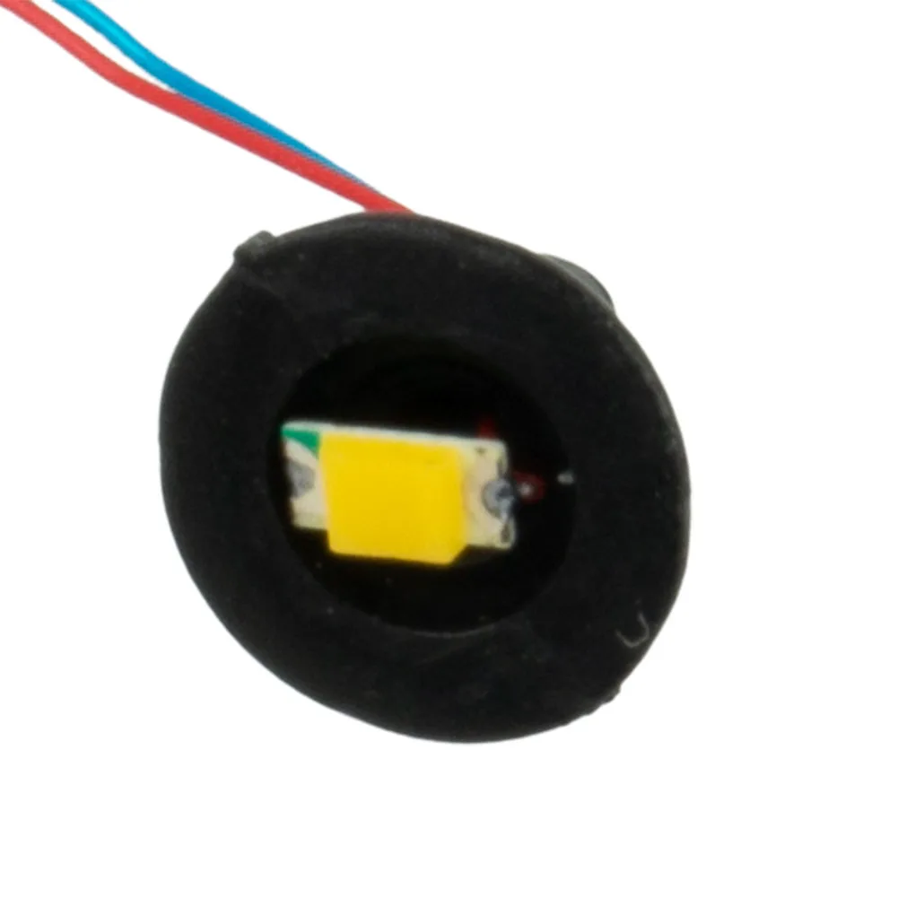LED Street Wall Lamps For HO/OO Scale Model Railway Scenery, 10pcs Black With Resistors, Complete With Wires And LEDs