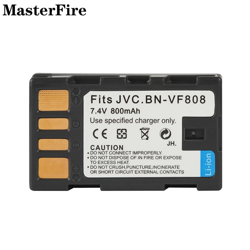 

BN-VF808 VF808 800mah 7.4V Camcorder Battery for JVC BN-VF808U BN-VF815 BN-VF823 GZ-MS100 MS120 MS130 MS126 HD30 HD40 Batteries