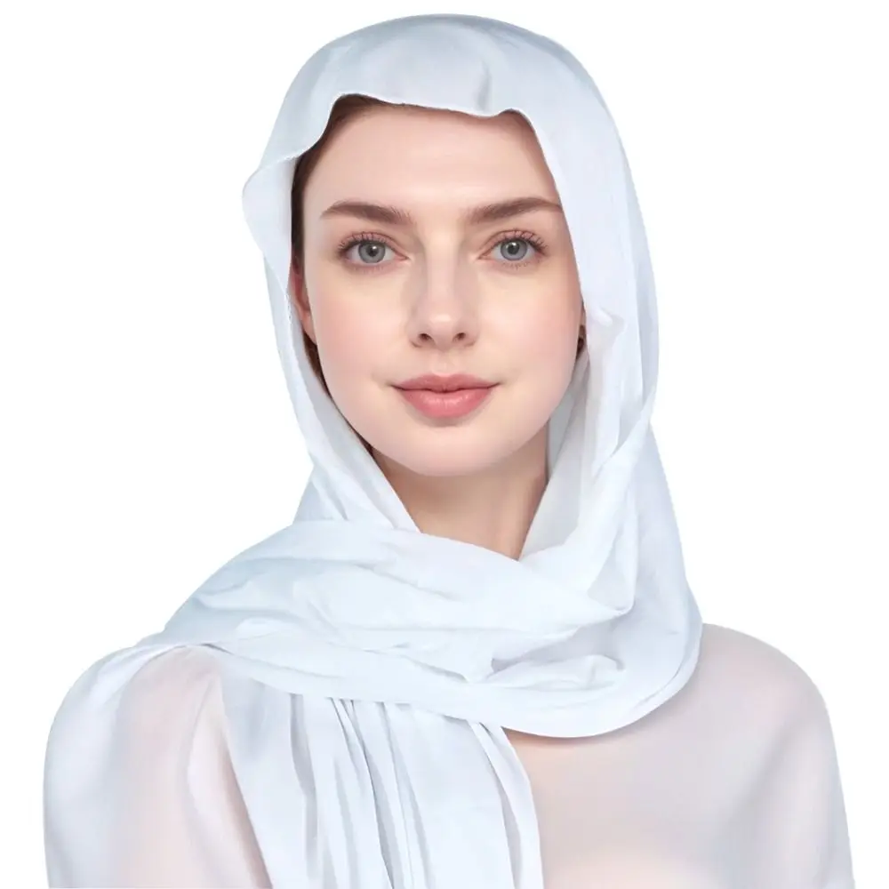 

Premium Modal Cotton Hijab Scarf Soft Jersey Breathable Fabric Head Wraps Long Plain Plain Fashion Bamboo Modal Hijab