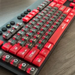 Dazzling Upgrade! G915 Dual-color Keycaps, PBT DIY Keycaps for Logitech G813/G815/G913/G915 TKL RGB Mechanical Gaming Keyboards