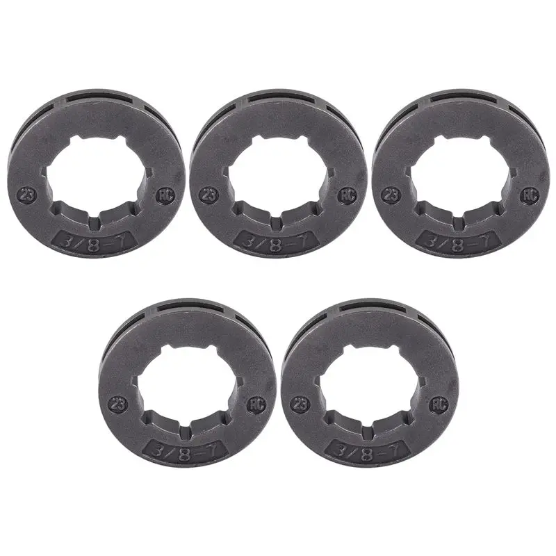 A01F-5Pcs Sprocket Rim 3/8 Inch Pitch 7 Tooth 19Mm For MS360 MS310 154 254 50 51 55 Chainsaw 18720 Replacement P