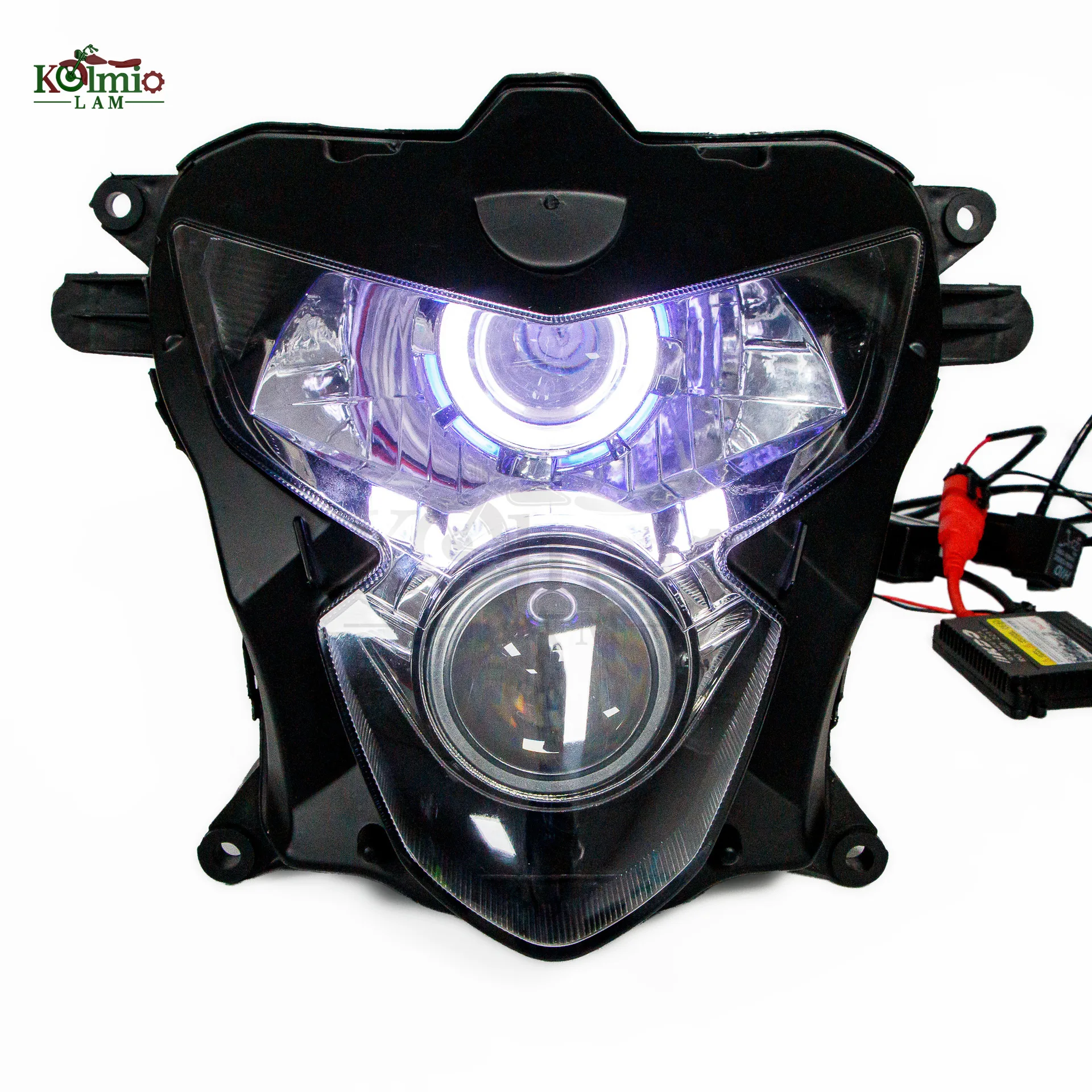 

Factory Hot Selling Suzuki GSXR600 GSXR750 2004-2005 K4 Angel Headlight Assembly LED Light