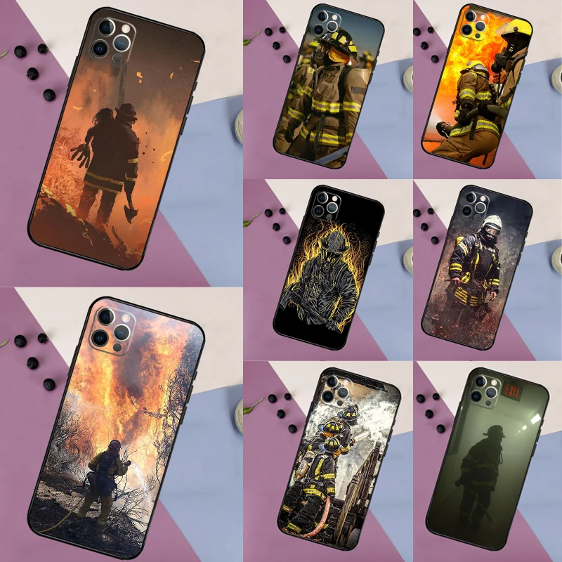 Casing Pemadam Kebakaran Pahlawan Pemadam Kebakaran untuk OnePlus 12 12R 13S 13R 13 11 10 10T 8T Nord 5 CE 2 3 4 Lite Sampul Nord N10 N20 N30