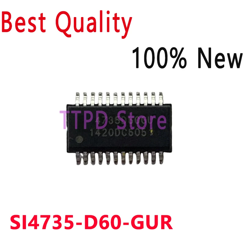 1/PCS New Original SI4735-D60-GUR SI4735-D60-GU 4735D60GU SSOP24 Chip SOT-23-5 In Stock