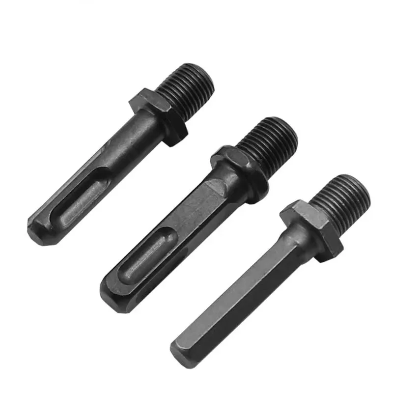1 pz SDS Hammer Drill Adapter Impact Driver Socket esagonale Round Square Handle Bit Chuck Electric Hammer biella accessori