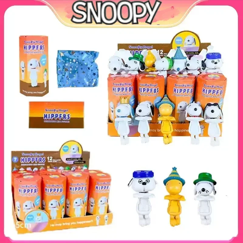 

New Hipper Angel Snoopy Blind Box Computer Mobile Phone Decoration Ornaments Kawaii Mini Figure Anime Model blind boxes