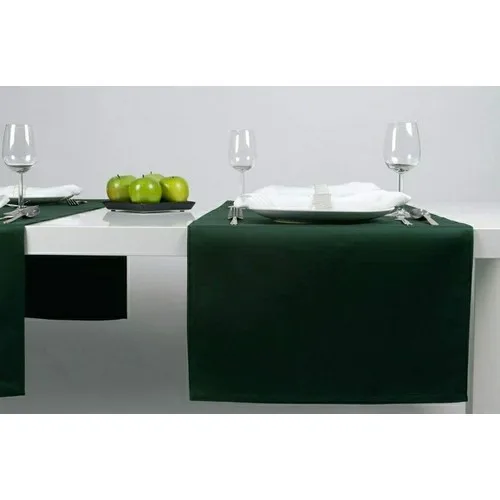 Decortex Soft American Table Runner Cloth Green 40x150 cm