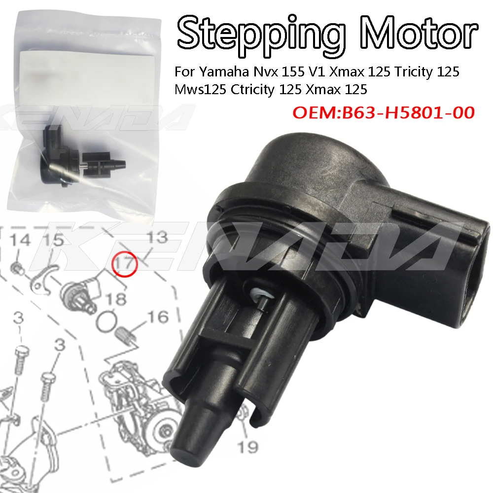 For Yamaha Nvx 155 V1 Xmax 125 Tricity 125 Mws125 Ctricity 125 Xmax 125 Yp 125 Aerox Lexi 155 Stepping Motor