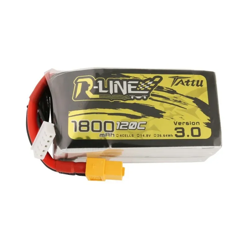 Tattu R-Line Version 3.0 V3 1300/1400/1550/1800/2000mAh 120C 4S 6S 4.2V Lipo Battery XT60 Plug FPV Racing Drone RC Quadcopter