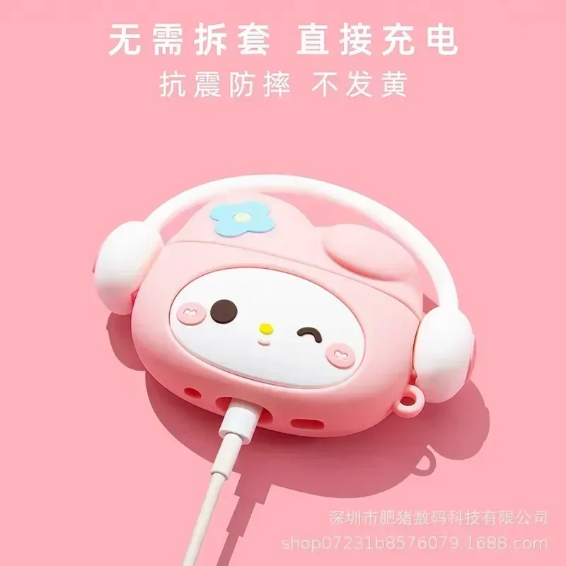 Sanrio Airpods guscio protettivo My Melody Hello Kitty Kawaii Cute Apple Wireless Bluetooth Earphone1 2 3 Pro custodia regali per ragazze