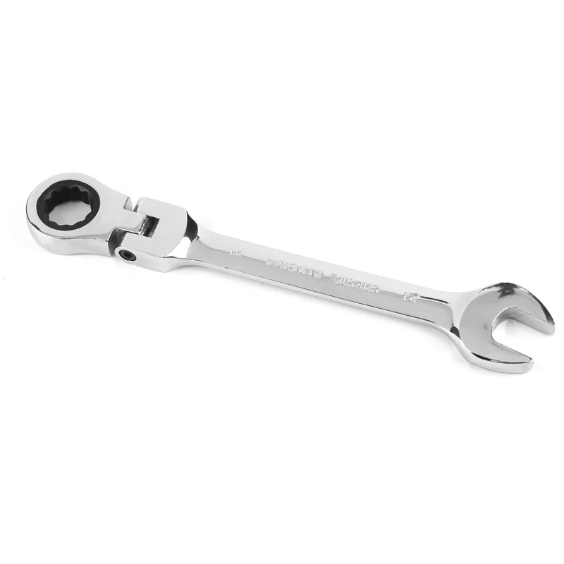 

Head Ratchet Wrench Plum Blossom Opening Double Head Dual-purpose Quick Flap Head Mirror Wrench Hardware Auto Repair Tool