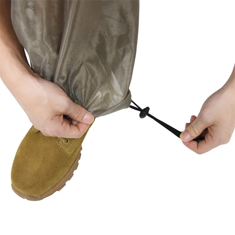 Outdoor Sniper Ghillie Suit Hunting Camouflage Clothing Mesh Hooded Mosquito Repellent Beekeeping Fishing Mesh Mens Suits