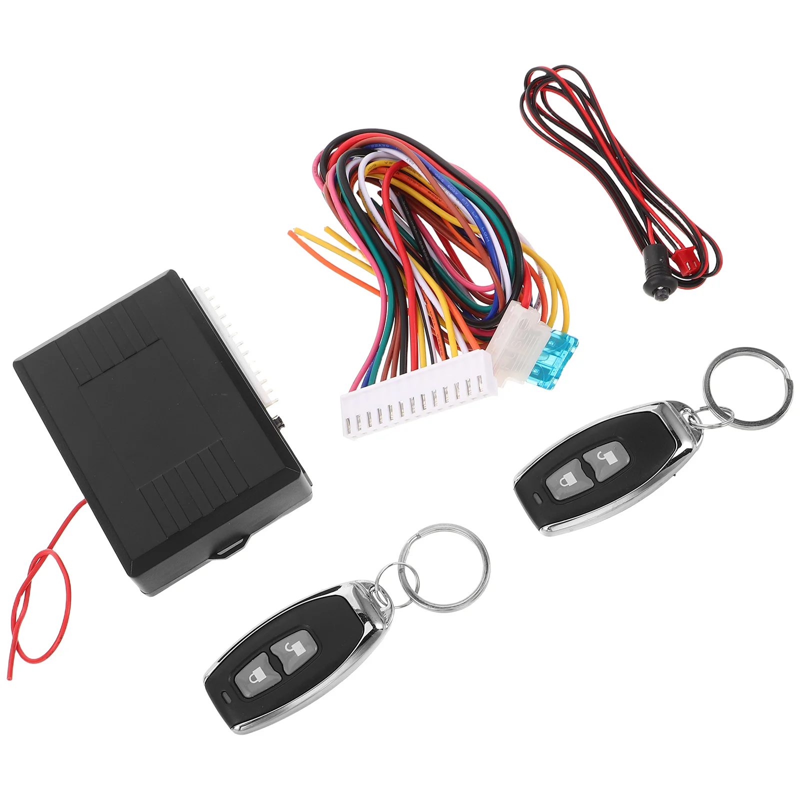 1 مجموعة 1 مجموعة نظام دخول السيارة بدون مفتاح العالمي عن بعد قفل مركزي لجميع المركبات سهلة التركيب لا أدوات متقدمة #3