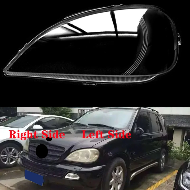 

Headlight Transparent Cover Lampshdade Headlamp Shell Lens For Mercedes-Benz W163 ML320 ML350 ML500 1998-2005