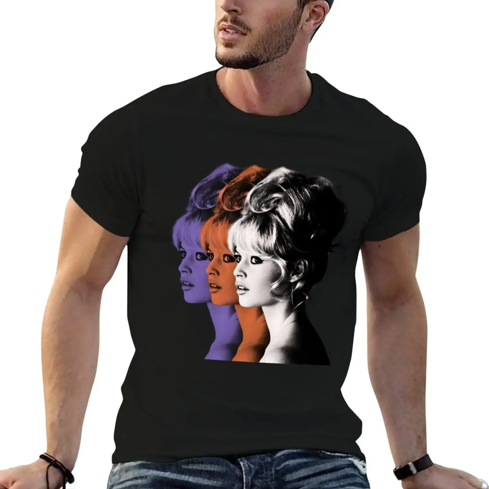 Bardot Pop T-Shirt anime tshirt quick drying oversized tshirts for men