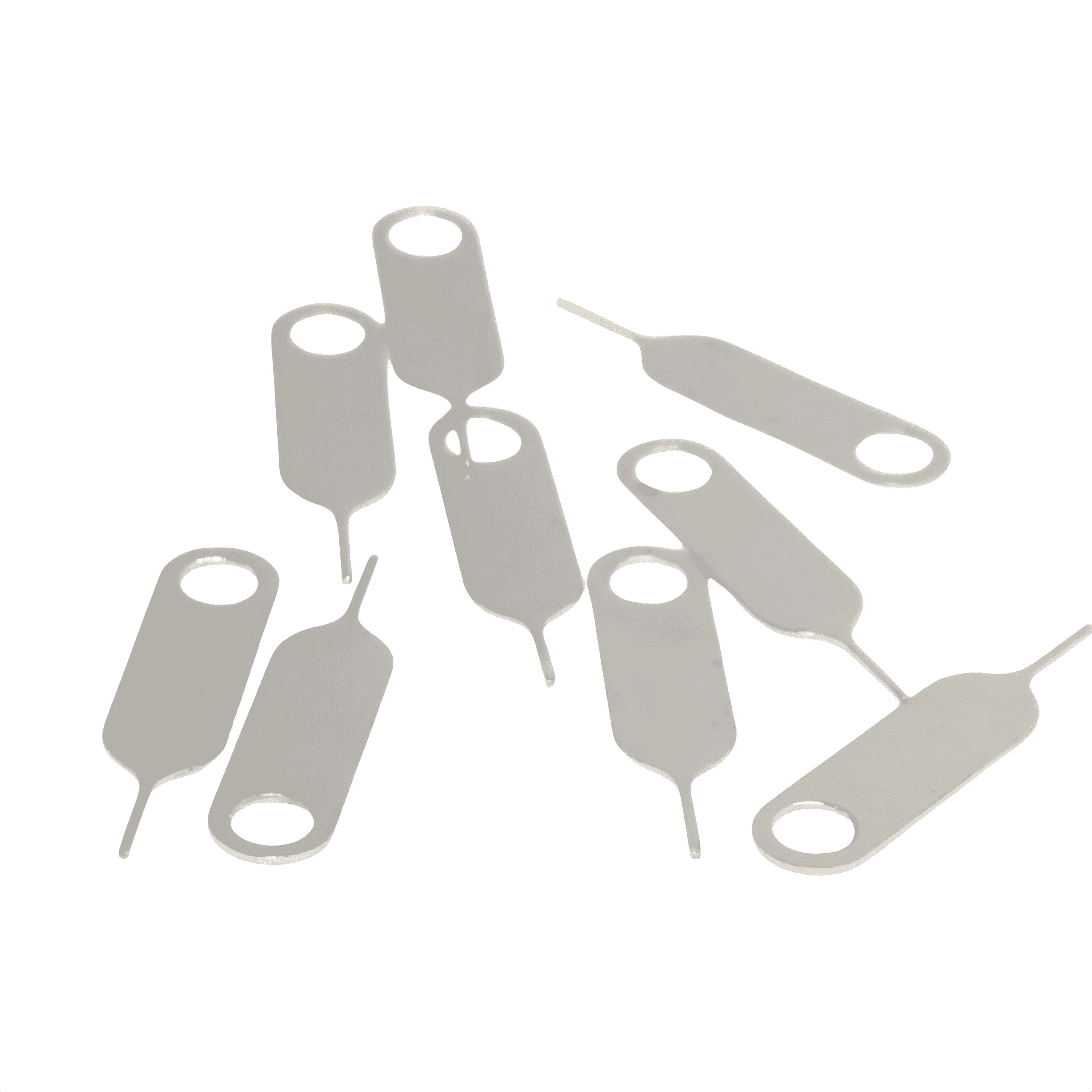 شعار مخصص سيم بطاقة دبوس مفتاح إبرة فتاحة الفضة النيكل مطلي بطاقة Sim القاذف دبوس سيمز بطاقة للهاتف