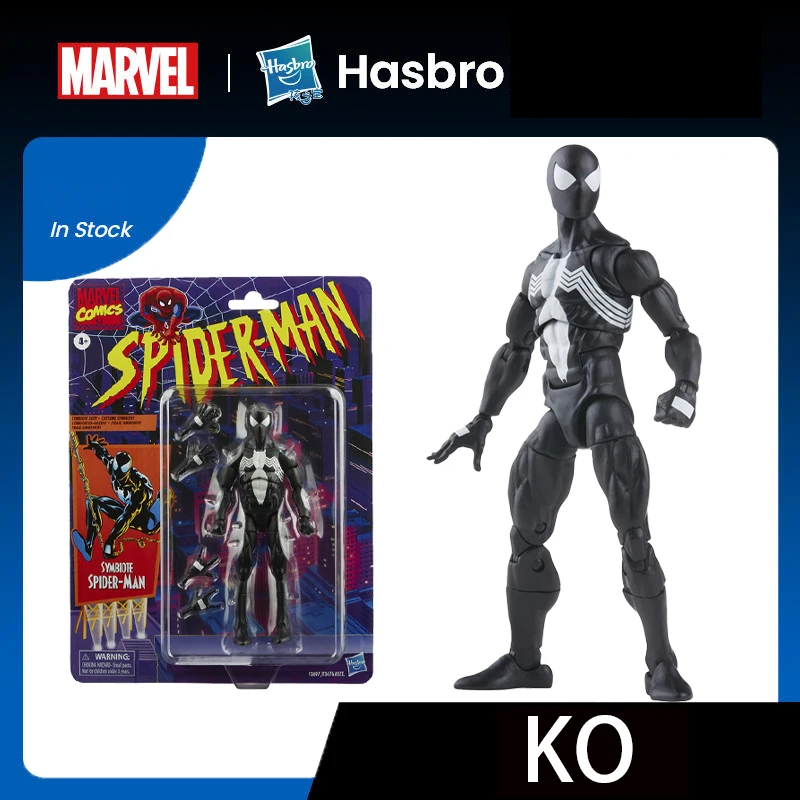 Hasbro Marvel Legends Series 6-inch Symbiote Spider-Man Ko Action Figure New in Stock