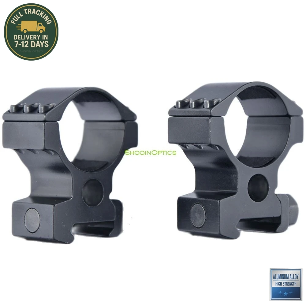 

Shooin Scope Ring Mount For 30mm Tube 21mm Rail Mount Solid Aluminum M3150