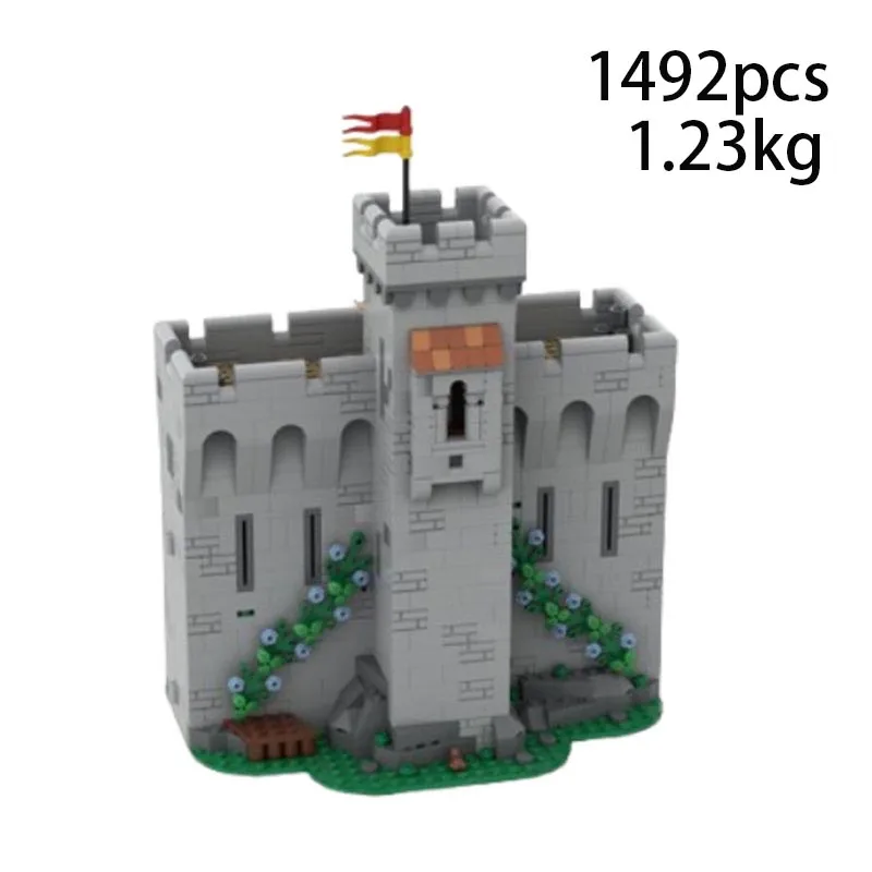 

H4Spot MOC-144225 Замок Башня Защитная Модель Строительные Блоки DIY Сборка Кирпичей Строительная Головоломка Креативная Коллекция Игрушка Подарок