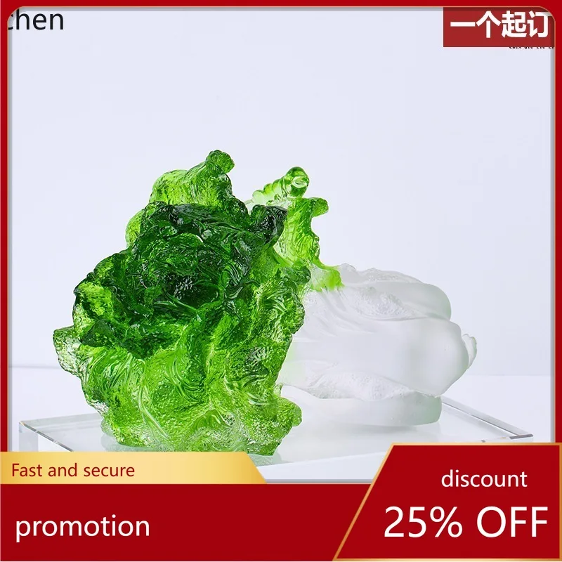 

Zml glazed cabbage lucky crafts ornaments store opening gift