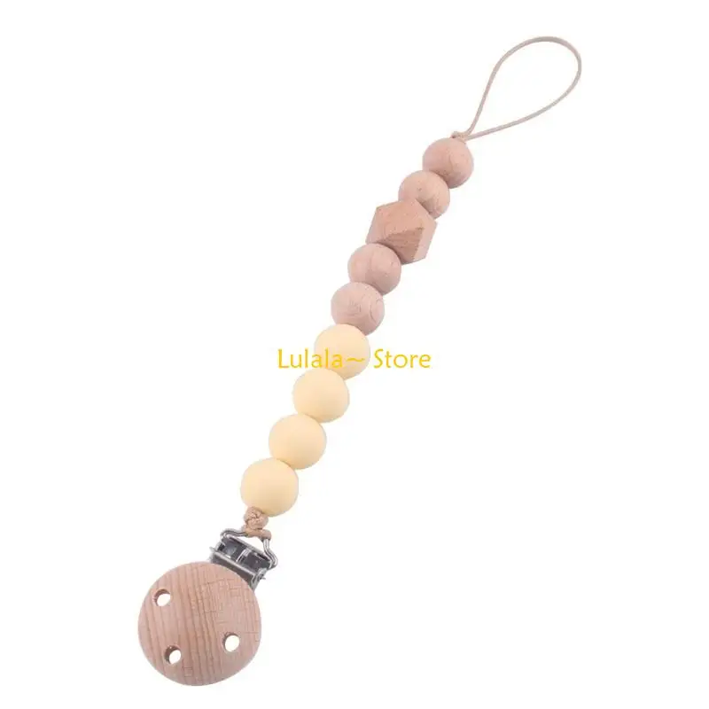 

Y4QA зажим для соски с бусинами для прорезывания зубов, органайзер-пустышка, зажим для прорезывания зубов, аксессуары для соски