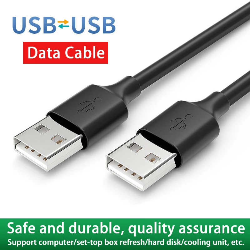 USB to USB 연장 케이블, A Male to Male USB 2.0 익스텐더, 라디에이터 하드 디스크 TV 박스 USB 케이블 연장