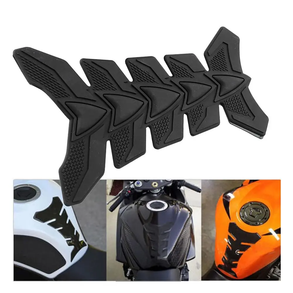 

3D Motorcycle Sticker Motorcycle Modified Motorcycle Accessory Scratch Covering Decals Fish Bone Shape Motorcycle Tank Sticker