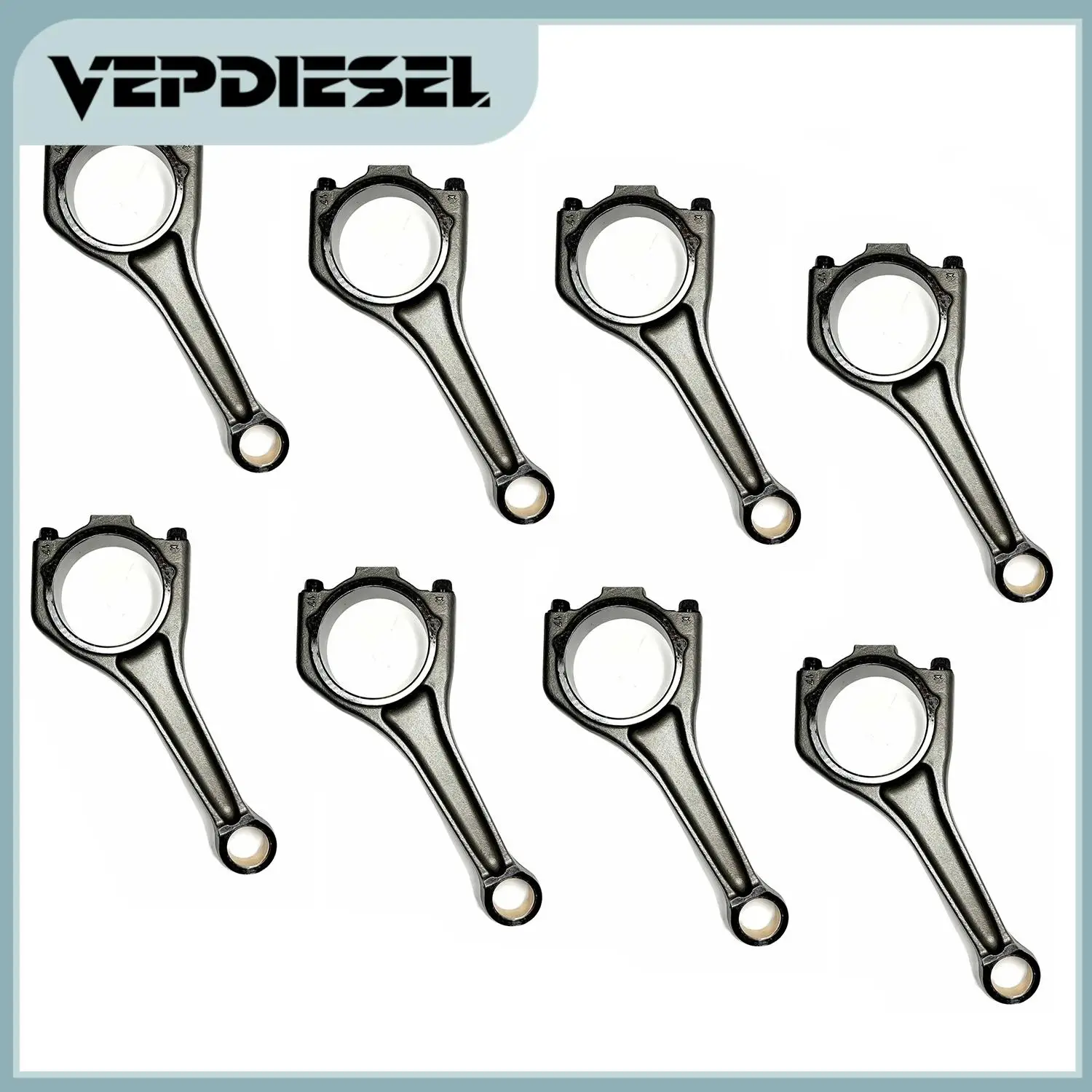 

8 шт. комплект шатунов AJ133 для Jaguar F-Type XJR575 XJ XJR 2010-2019 Land Rover Range Rover LR4 5.0L V8, запасная часть автомобиля