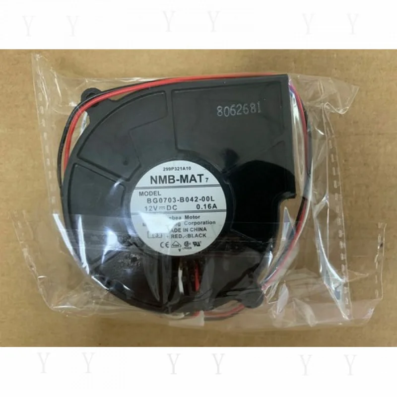 

Y+ 1pc for NMB BG0703-B042-00L 7525 12V 0.16A 3wire cooling fan #Mq70 QL