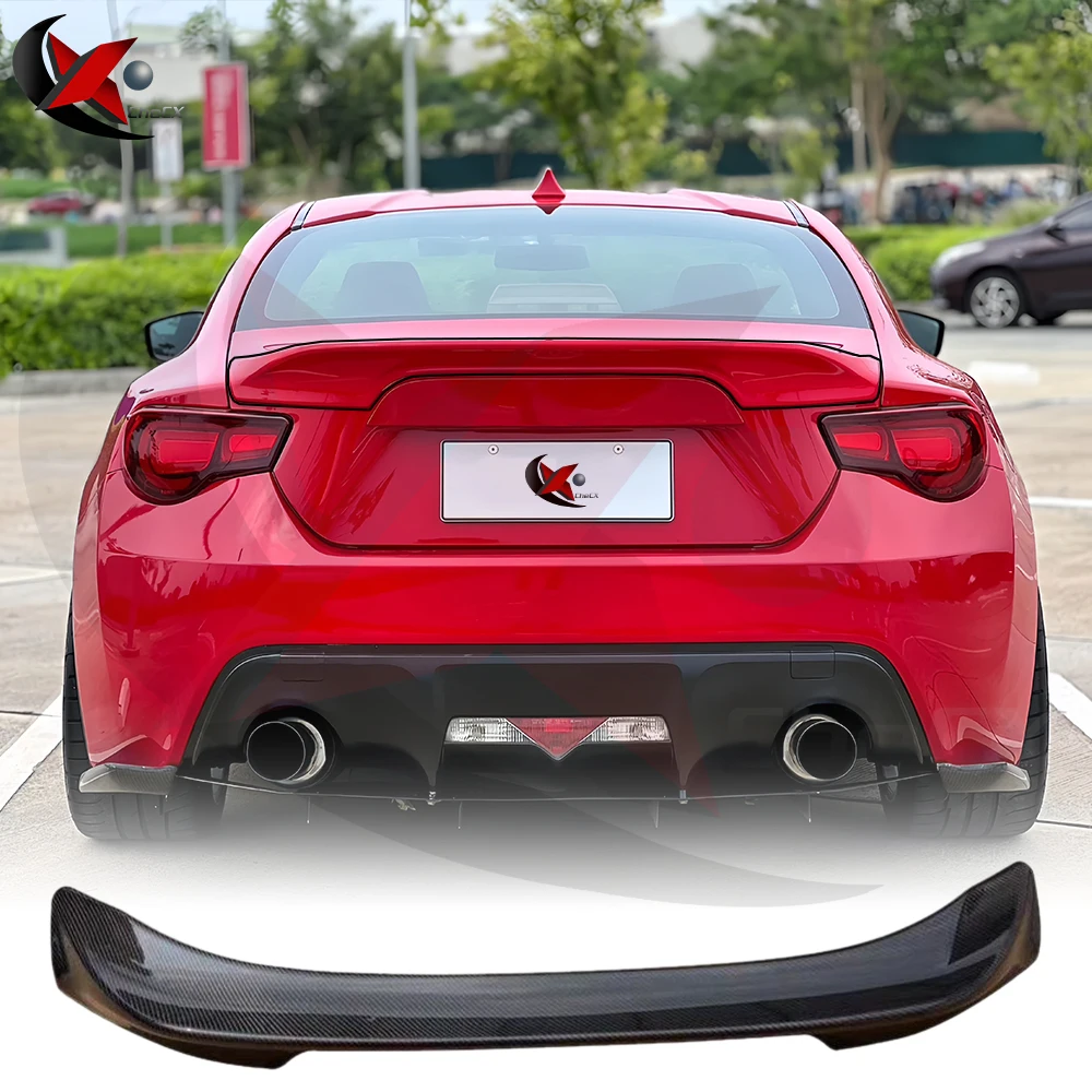 Suitable For Toyota GT86 Subaru BRZ 2012-2020 ABS Material TRD Style Rear Spoiler Car Trunk Lid Glossy Black Decorative Cover