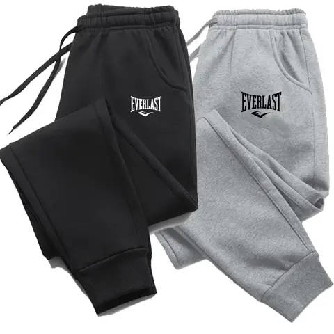 새로운 인쇄 바지 EVERLAST 남성 여성 러닝 바지 조깅 스선 팬츠 스포츠 캐주얼 바지 피트니스 체육관 통기성 바지 WK0043