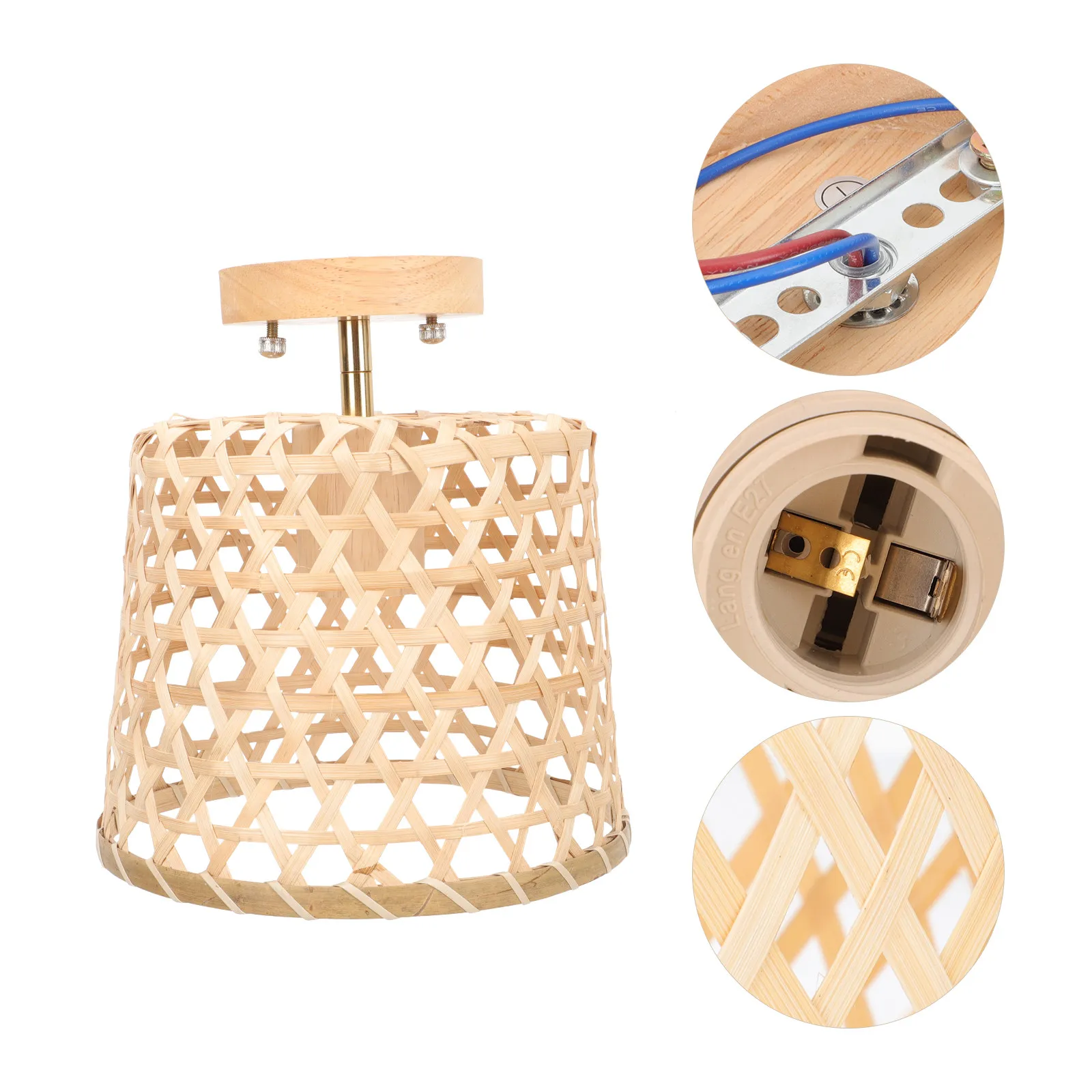 

Винтажный бамбуковый подвесной светильник-люстра для дома, потолочная лампа, декоративный светильник из бамбука