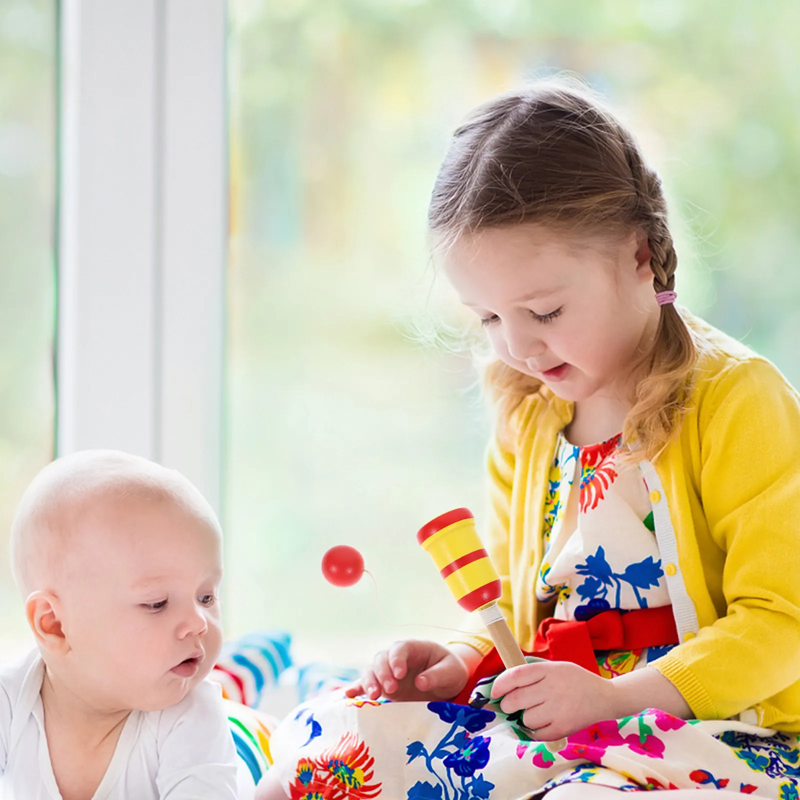 

1Pcs Wooden Kendama Ball Catch Cup Skill Game Hand Eye Coordination Challenge Exercise Fun Kendama Cup Wooden Ball