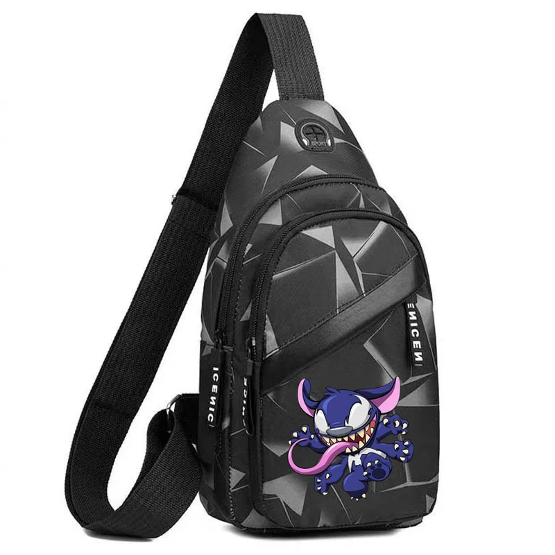 Cool Venom Mens Bags New Popular Adjustable Ins Outdoor Sports Versatile Sling Bag Travel Crossbody Bag Men's Shoulder Bag 2024