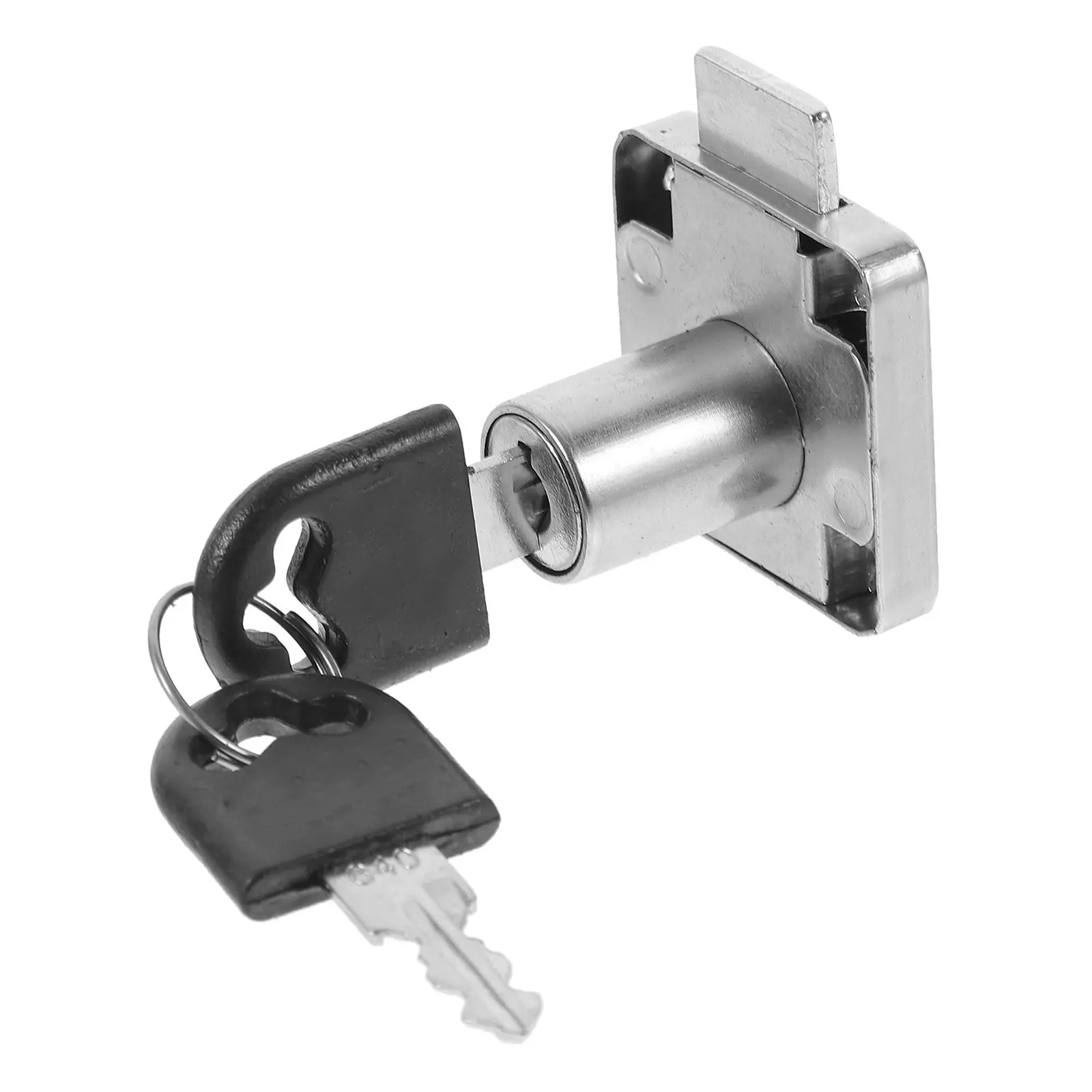 Premium Stainless Steel Cabinet Lock with Key Safety Drawer Lock for Showcases Cupboards Cabinets Electric Boxes File Cabinets