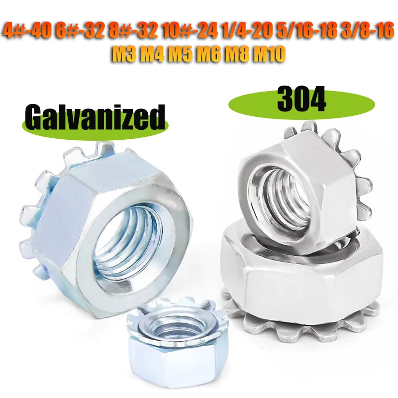 Hex K Nut 4#-40 6#-…