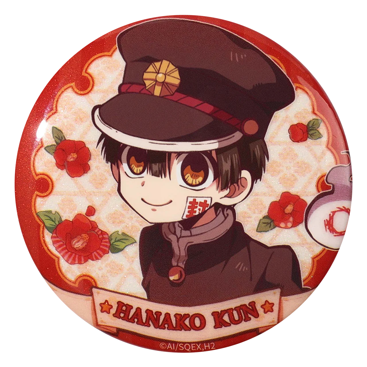 58mm Anime Toilet-bound Hanako-kun Minamoto Kou Yashiro Nene Cosplay COSTUME Badge Pin SPTE Tinplate Brooch﻿ Halloween Prop Gilf