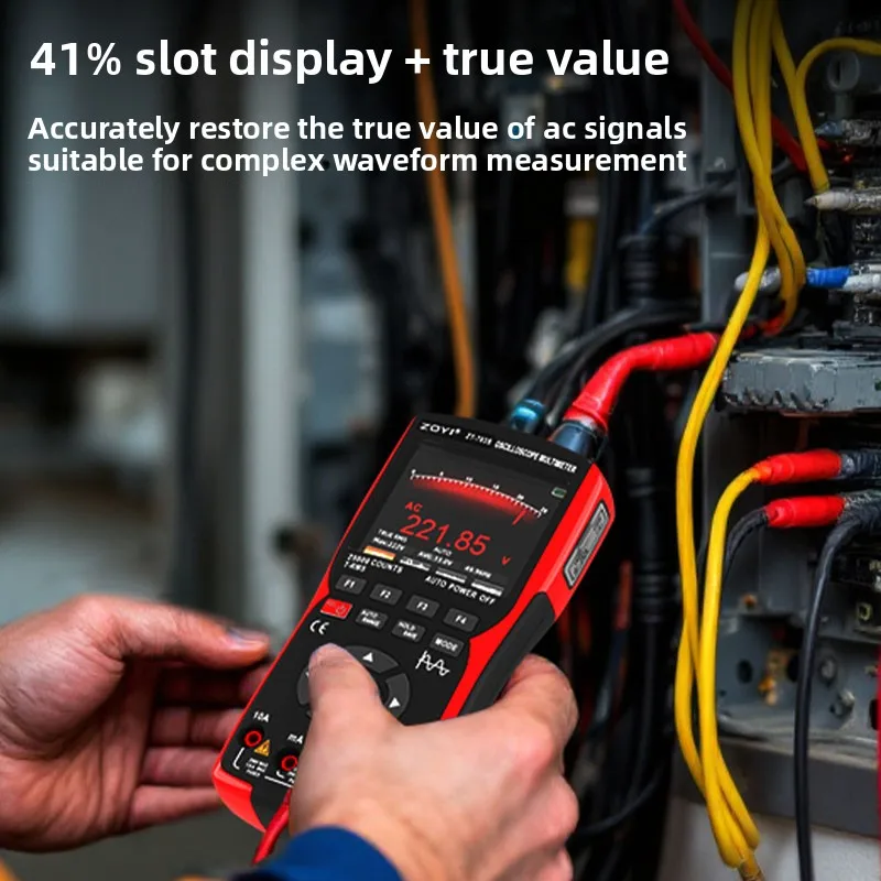

ZT-703S Handheld Dual-channel Oscilloscope Multimeter Three-in-one High-precision Portable Oscilloscope Multimeter