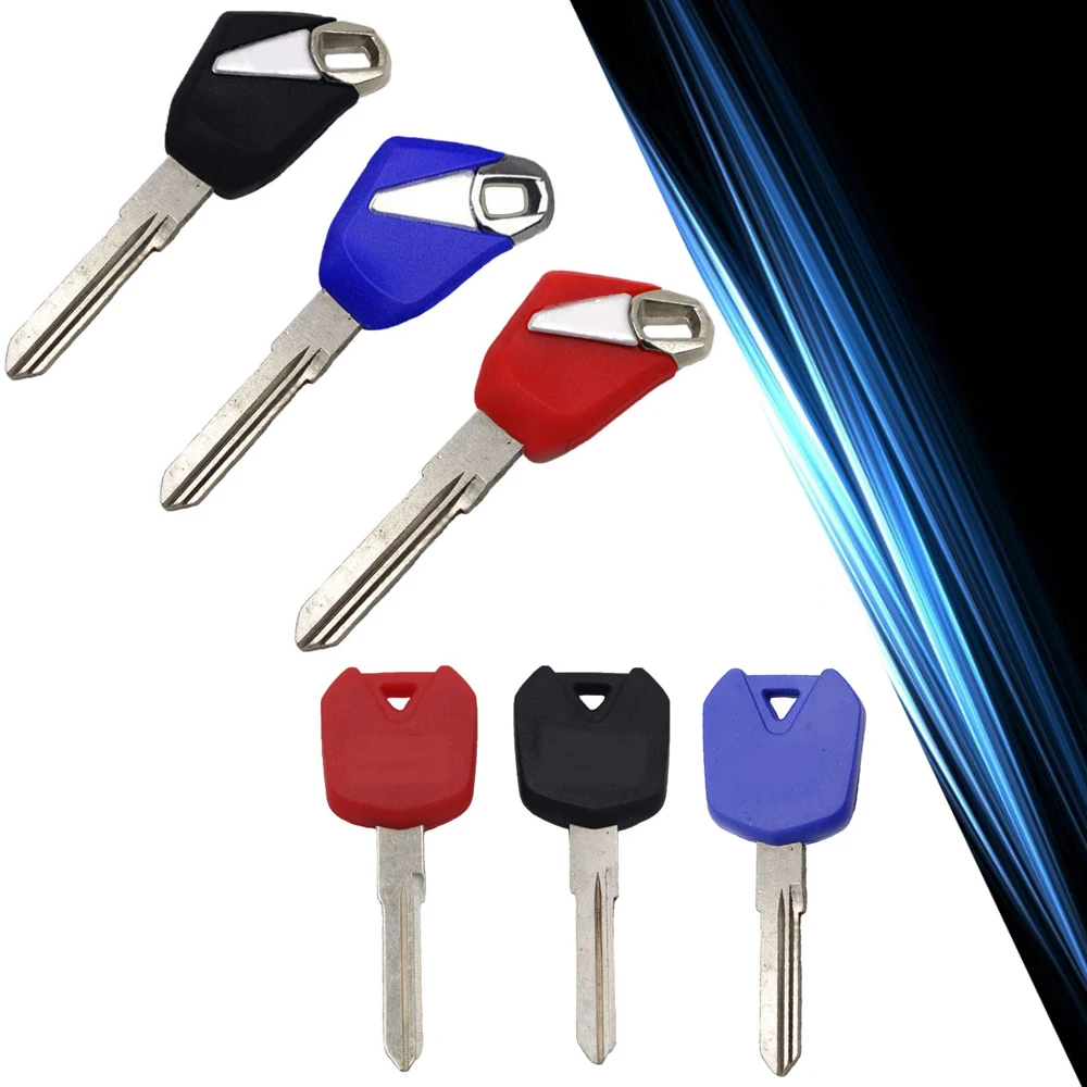 Nueva llave virgen de repuesto sin cortar para motocicleta Kawasaki NINJA250 ZX250R EX250 NINJA300 ZX300R EX300 NINJA 250 300 650 R S