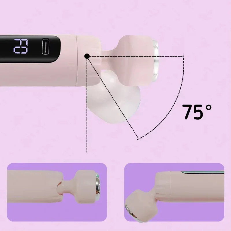 2 in 1 oplaadbare elektrische nagelboormachine, draagbaar met UV-licht LED-nagellamp, elektrische nagelvijl met UV-licht voor nagels