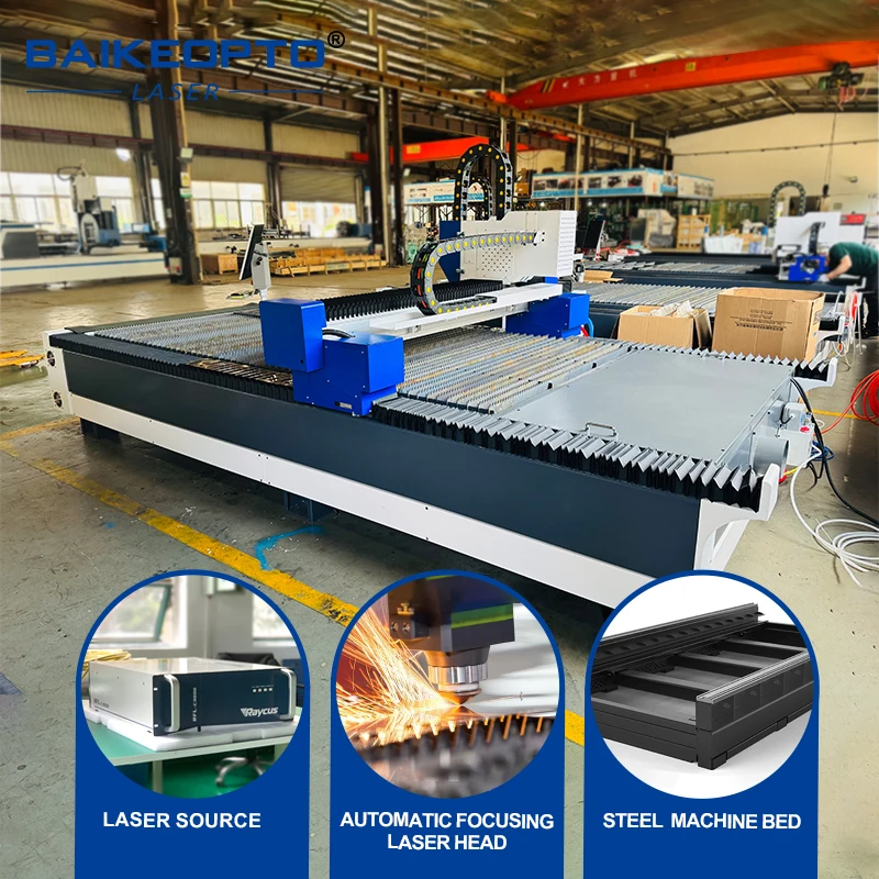 Autofocus 1500w 2000w Fiber Laser Cutting Machines 6kw Fiber Laser Cutting Machine Steel Laser Cutting