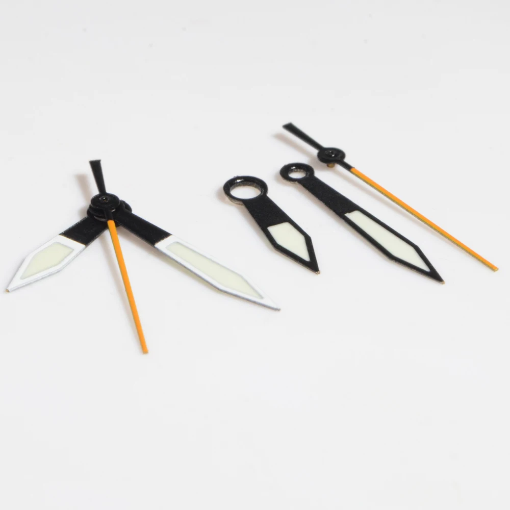 NH35 NH36 Watch Needle Hands Pointer 8*12*12.5mm Black White Hands Aiguille Hands C3 Green Luminous Modification Accessories image 2