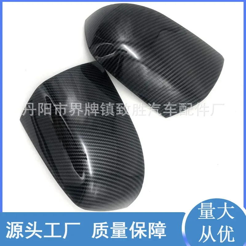 For Ford Focus Carbon Fiber Rearview Mirror Cover Case Water Transfer Print Styling Accessories