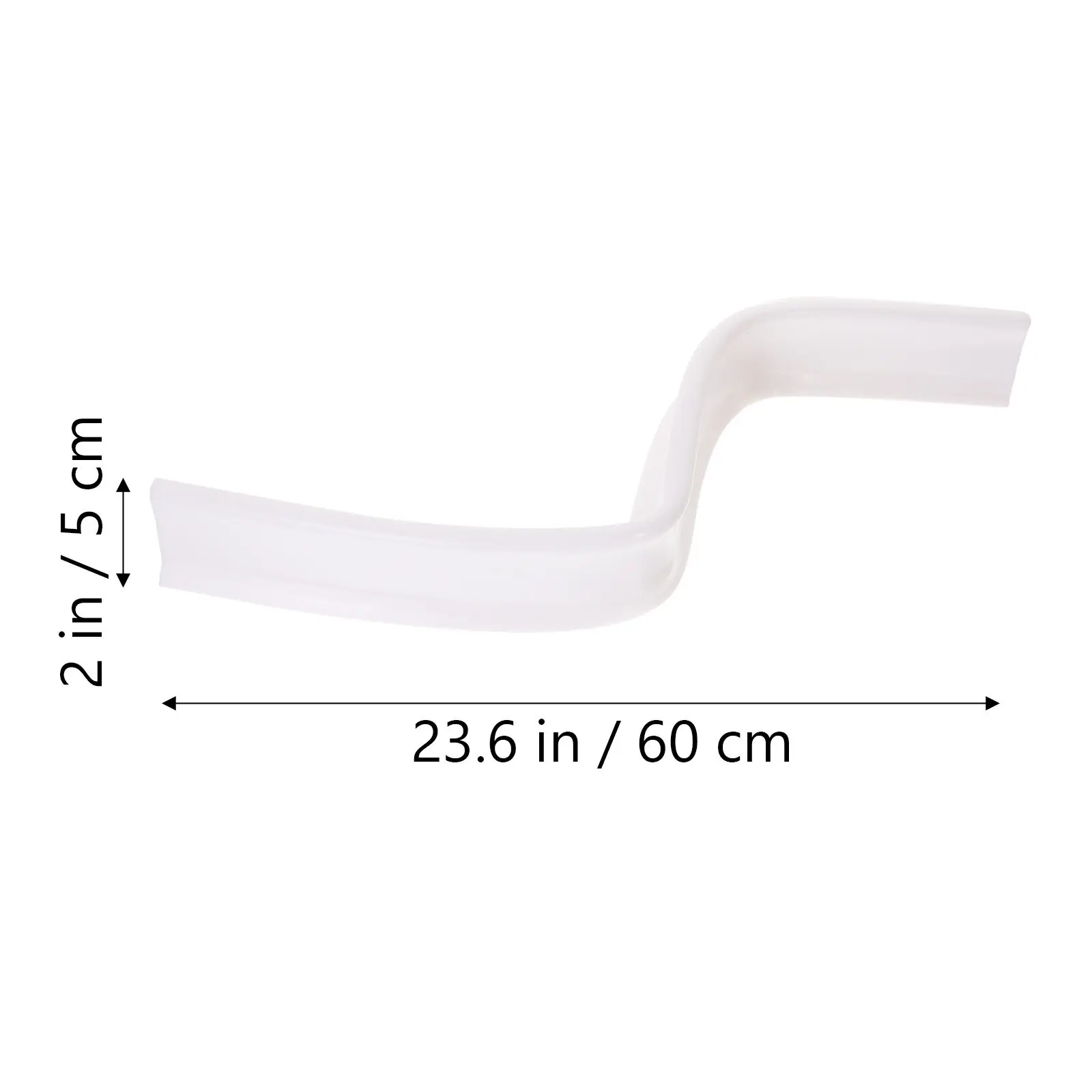 Water Retaining Strip Soft Silicone Bathroom Shower Water Dam Barrier Waterproof Strip for Kitchen Desktop Use - view 4