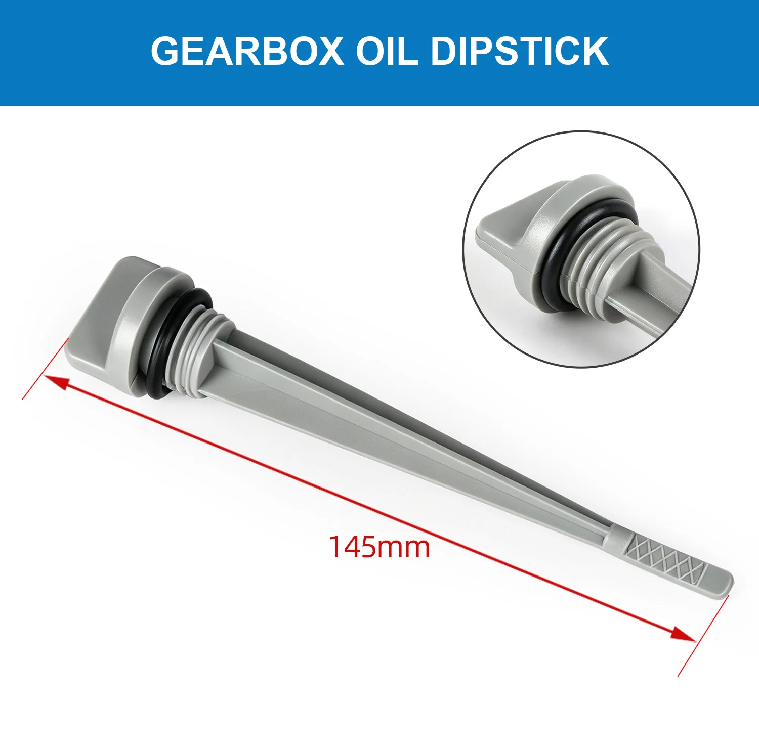 Tiller Gearbox Oil Dipstick Transmission Oil Level Gauge Plug Cap for Diesel Engine Cultivator Walking Gearbox Replacement Parts
